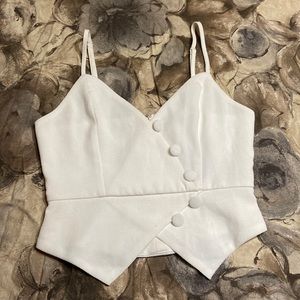 White top/cami, size: small, brand:forever 21